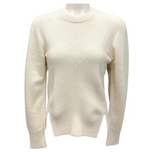 Alexander McQueen Ivory 2024 Chevron Corset Pullover Sweater